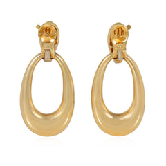 Cartier Gold Doorknocker earrings