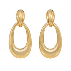 Cartier Gold Doorknocker earrings