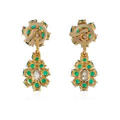 Mid-Century interchangeable multi-gem brooch and earrings set