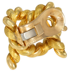Hermès Paris nautical knot earrings