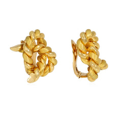 Hermès Paris nautical knot earrings