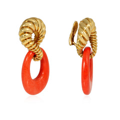 Tiffany & Co. interchangeable doorknocker earrings