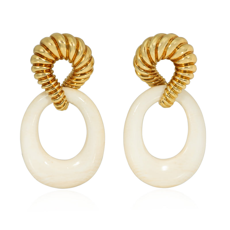 Tiffany & Co. interchangeable doorknocker earrings
