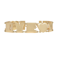 Retro "I Love You" bracelet