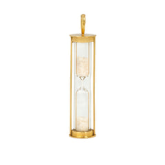 Mid-Century French gold hourglass charm