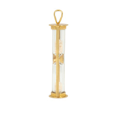 Mid-Century French gold hourglass charm