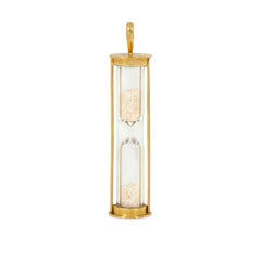 Mid-Century French gold hourglass charm