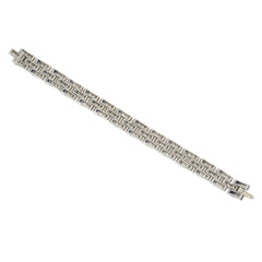 Marcus & Co. Art Deco diamond and sapphire "Escalier" bracelet