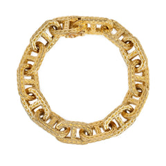 Hermès Paris Tressé chaine d'ancre long necklace