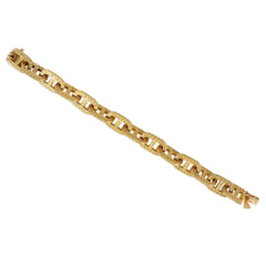 Hermès Paris Tressé chaine d'ancre long necklace