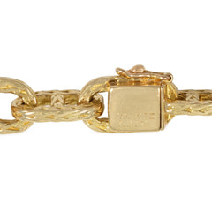 Hermès Paris Tressé chaine d'ancre long necklace