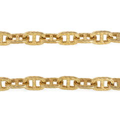 Hermès Paris Tressé chaine d'ancre long necklace
