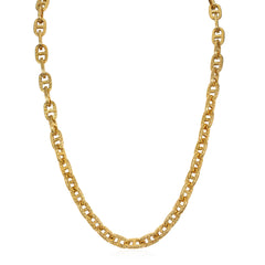 Hermès Paris Tressé chaine d'ancre long necklace
