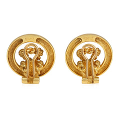 Hermès, Paris circular earrings with nautical knots