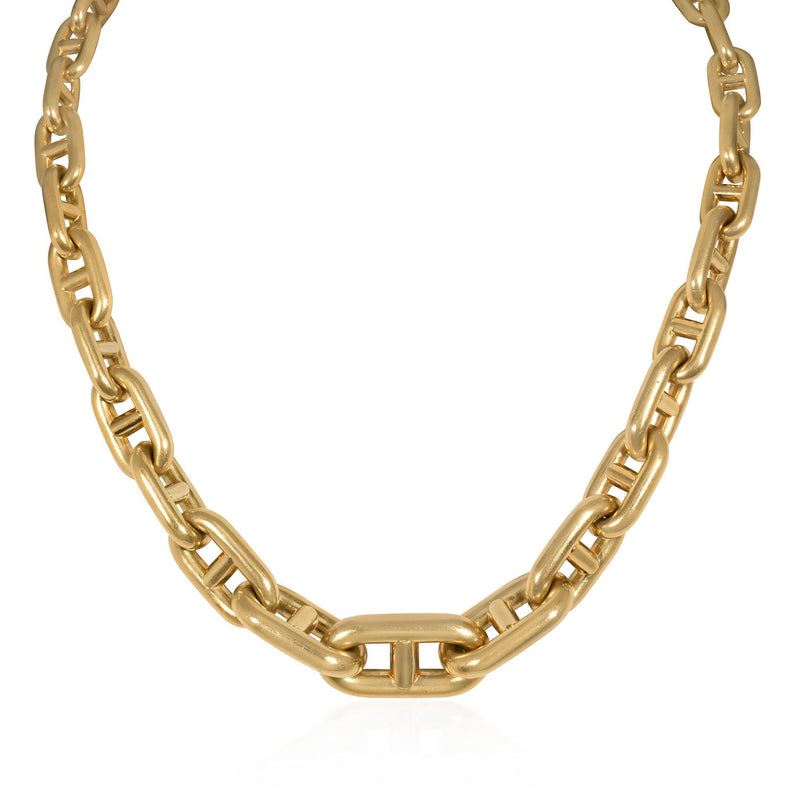 Hermès, Paris Gold Chaine D’ancre Nautical Necklace