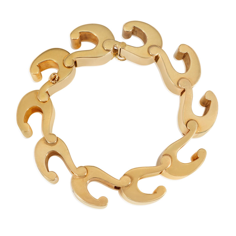 Hermès, Paris Retro scrolled bracelet