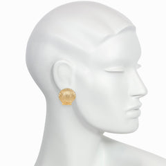 Cartier, Retro gold shell earrings