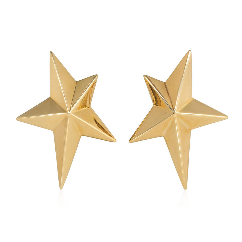 Angela Cummings beveled star earrings