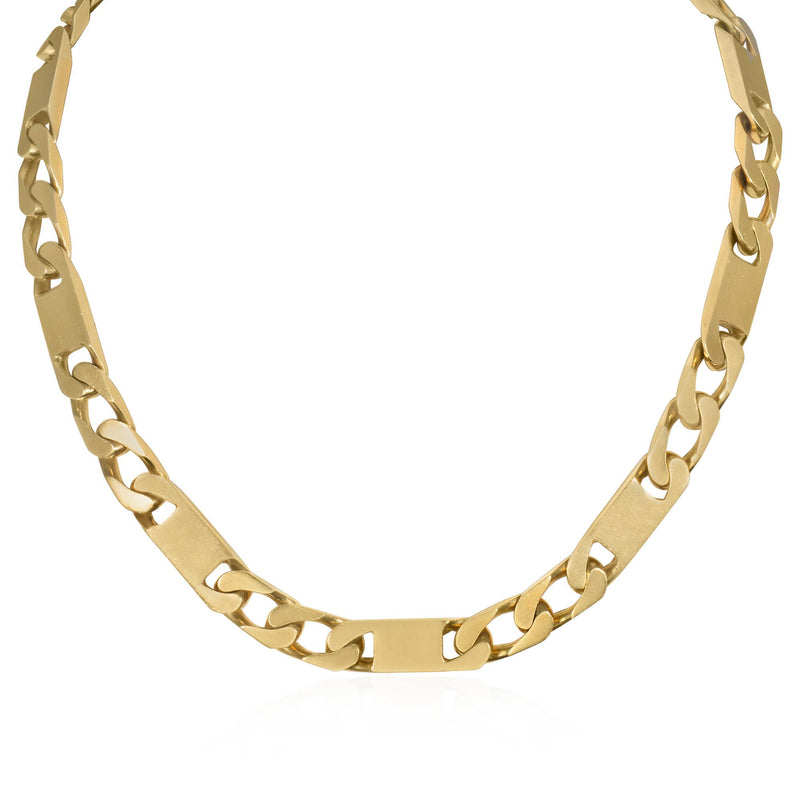 Bulgari, Italy gold figaro chain