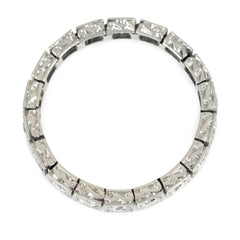 Art Deco flexible diamond band