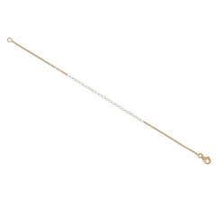 Italian rose-cut diamond chain necklace