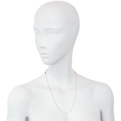 Italian rose-cut diamond chain necklace