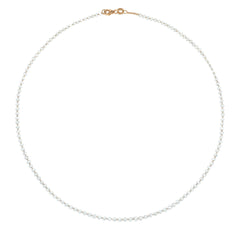 Italian rose-cut diamond chain necklace