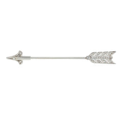 Cartier, Art Deco arrow jabot brooch