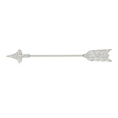 Cartier, Art Deco arrow jabot brooch
