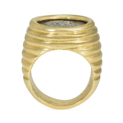 Bulgari gold and silver Septimius Severus "Monete" ring