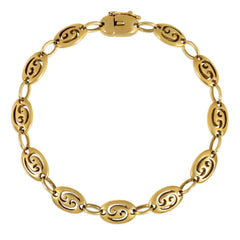 Jean, Paris gold zodiac Cancer bracelet
