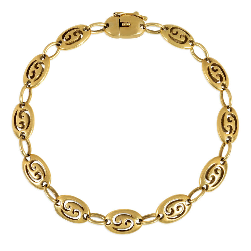 Jean, Paris gold zodiac Cancer bracelet