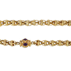 Antique oversized belcher link chain