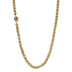 Antique oversized belcher link chain