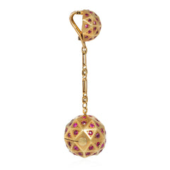 Van Cleef & Arpels, Paris Retro gold and ruby lapel watch
