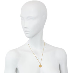 Antique gold circular locket charm