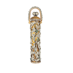 Antique gold and diamond collapsible pencil