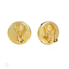 Angela Cummings, Tiffany and Co. inlaid geometric earrings