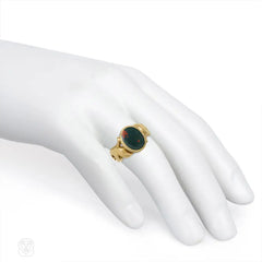 Antique bloodstone ring