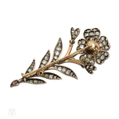 Antique diamond corsage brooch