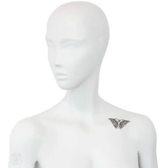 Antique diamond en tremblant butterfly brooch