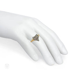 Antique diamond fox ring