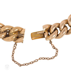 Antique English curb link bracelet