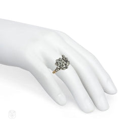 Antique French diamond jardinière ring