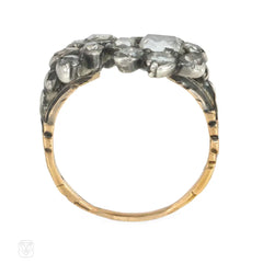 Antique French diamond jardinière ring