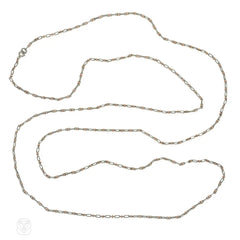 Antique French two-color longchain