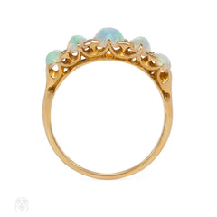 Antique gold and opal ring