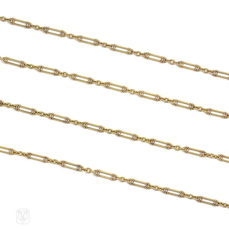 Antique Gold Oblong Link Chain