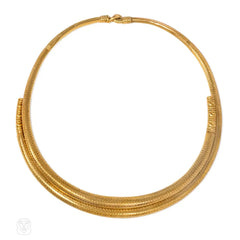 Antique gold torque necklace, Michelsen, Copenhagen