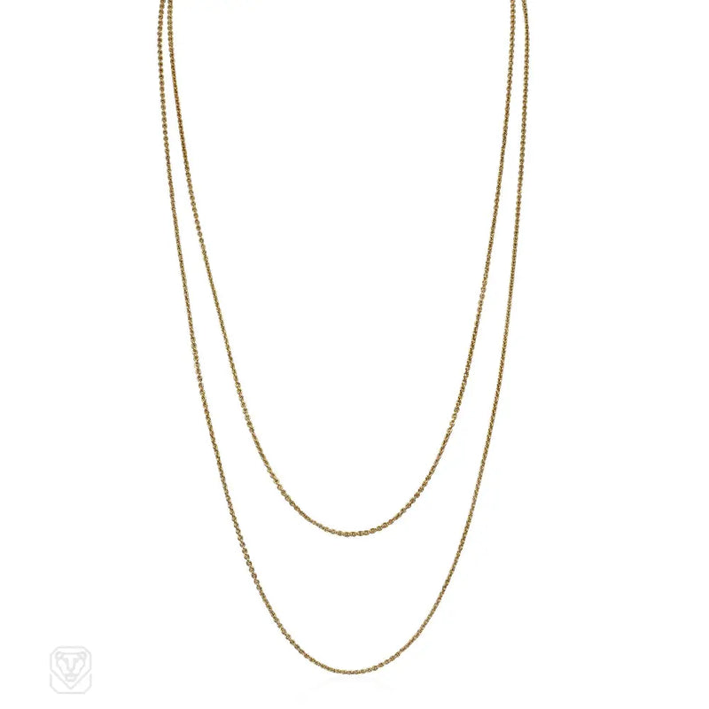 Antique longchain necklace